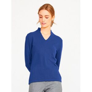 PETER HAHN Strickpullover Damen Cashmere, blau