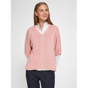 PETER HAHN Strickpullover Damen Baumwolle, altrosa