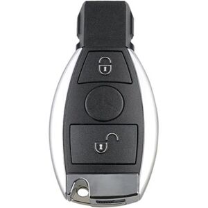 Car Come Smart Key Fob 2-Tasten-Fernbedienung Silberrand Schlüsselgehäuse