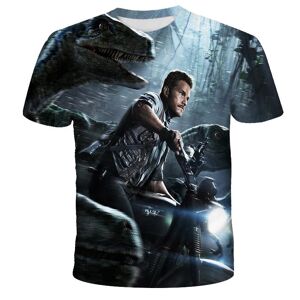 Ulao Drucken T-Shirt Sommer Kinder Dinosaurier T-Shirt Kurzarm Kinder Kleidung Kinder Jurassic Park Top