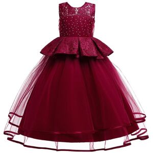 Little-Anan Teenager-Mädchen-Kleid, Sommerparty, Hochzeitskleider, Kindergeburtstag, Abendkleider, Kinder, Niedliche Lange Kleider