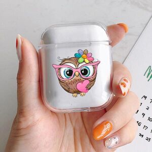 Mart21 Süße Eule Soft Protector Cover Transparente Box Für Apple Airpods 1 2 3 Pro Cartoon Airpods Hülle