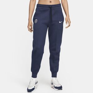 Paris Saint-Germain Tech Fleece Nike Fußball-Jogger mit mittelhohem Bund (Damen) - Blau