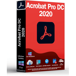 Adobe Acrobat Pro DC 2020 - Lizenz auf Lebenszeit für Windows