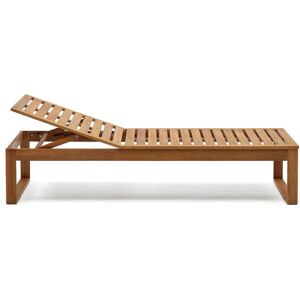 Pharao24.de Gartenmöbel Liege aus Akazie Massivholz 196 cm lang - 74 cm breit