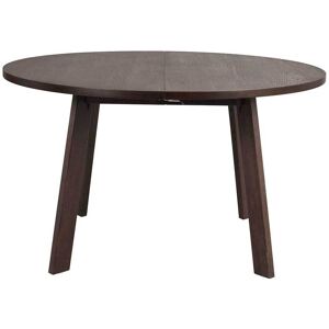 Pharao24.de Küchen Tisch optional verlängerbar in Dunkelbraun geölt 75 cm hoch