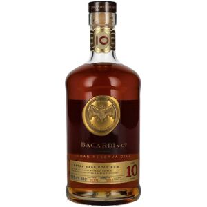 Bacardi 10 Años Gran Reserva Diez Extra Rare Gold Rum 40% Vol. 0,7l