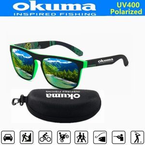 Okuma polarisierte Sonnenbrille UV400 für Damen und Herren, Outdoor-Jagd, Angeln, Fahrräder, Sonnenbrillen optionale Box