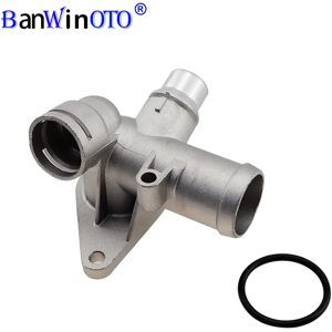BANWINOTO Aluminium Motor kühlung Kühler Kühlmittels ch lauch Anschluss Flansch Wasser auslass rohr für Audi A4 B6 B7 1,8 t Sitz Exeo 06 B121132e