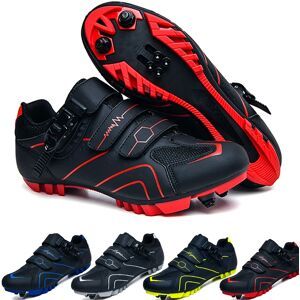 NONE Unisex Radfahren Sneaker MTB Schuhe mit Männer Cleat Straße Dirt Bike Flache Racing Frauen Fahrrad Berg SPD MTB Schuhe Zapatillas Mtb