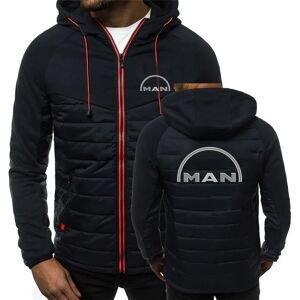 NONE 2023 einfarbig Männer Lkw Mann Auto Logo Baseball Jacken Slim Fit Dünne Baumwolle einreiher Herbst Winter Streetwear mäntel Top