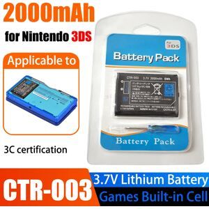 Robinella CTR-003 Ersatzakku 2000 mAh Akkus für Nintendo Switch Pro Wireless 3DS 2DS XL Gamepad Controller Eingebaute Zelle