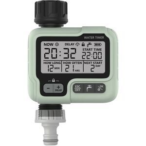 NONE HCT-322 Automatischer Wassertimer, digitale Gartenbewässerungsmaschine, intelligenter Sprinkler für den Außenbereich, um Wasser und Zeit zu sparen