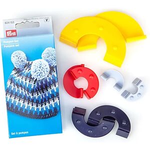 Prym Pompon-Set, mit Schablonen in 4 Größen von 3 - 9 cm