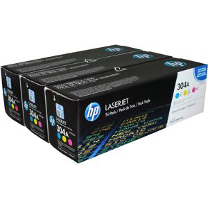 3 HP Toner CF372AM 304A 3-farbig original