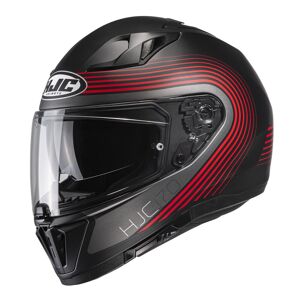 HJC i70 Surf Helm - Schwarz Rot - M - unisex