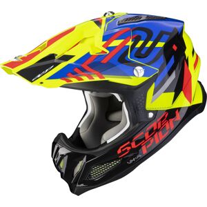 Scorpion VX-22 Air Neox Motocross Helm - Blau Gelb - XL - unisex