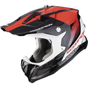 Scorpion VX-22 Air Attis Motocross Helm - Schwarz Rot - L - unisex