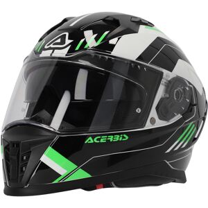 Acerbis X-Way Graphic Helm - Schwarz Grün - XS - unisex