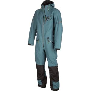 Klim Ripsa 2023 1-Teiler Snowmobil Kombi - Schwarz Grün Blau - XL - male