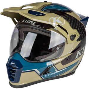 Klim Krios Pro Ventura Carbon ECE/DOT Enduro Helm - Grün - XL - male