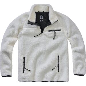 Brandit Teddyfleece Pullover - Weiss - XL - male