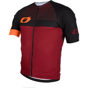 Oneal Aerial Split Fahrrad Jersey - Rot Orange - 2XL - unisex