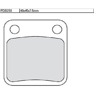 FERODO Bremsbelag FDB 250 EF - unisex