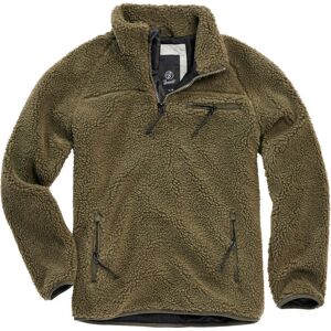 Brandit Teddyfleece Pullover - Grün - 4XL - male