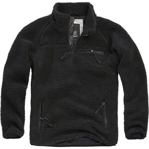 Brandit Teddyfleece Pullover - Schwarz - 5XL - male