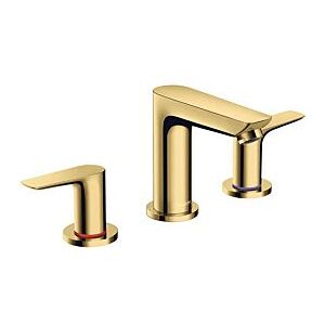 Hansgrohe Talis E Waschtisch-3-Loch-Armatur 71733990 mit Ablaufgarnitur, polished gold optic