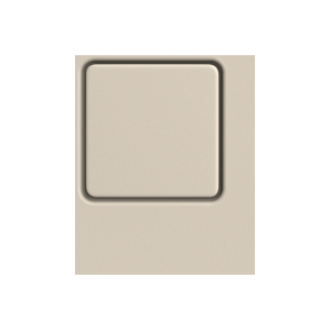 Kaldewei Conoflat Ablaufdeckel 687772572661 eckig, Secure Plus, warm beige20