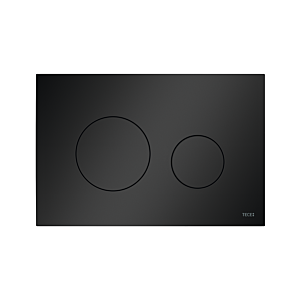 TECE TECEloop WC-Betätigungsplatte 9240925 schwarz matt, Kunststoff, für 2-Mengentechnik