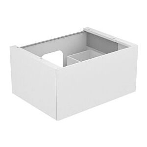 Keuco Unterschrank Edition 11 31341300100 70 x 35 x 53,5 cm, mit LED, Glas Weiss