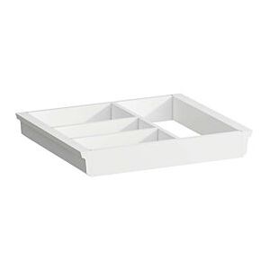 LAUFEN Space Ordnungssystem H4954051606311 32x4,5x27,4cm, für große Schubladen, weiß