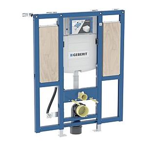 Geberit Duofix Wand-WC-Element 111375005 Bauhöhe 112cm, mit Sigma Unterputz-Spülkasten 12cm, barrierefrei, für Stütz-/Haltegriffe
