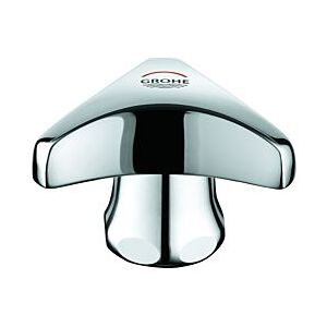 Grohe Griff 45081 45081000 Trecorn 1/2" rot mit Kappe chrom