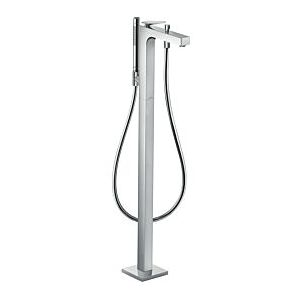 Hansgrohe Axor Citterio Fertigmontageset 39471000 Wannenarmatur, bodenstehend, mit Hebelgriff, Rautenschliff, chrom