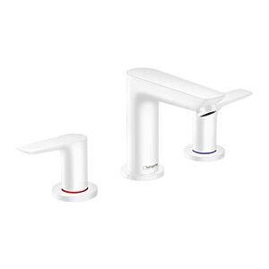 Hansgrohe Talis E Waschtisch-3-Loch-Armatur 71733700 mit Ablaufgarnitur, mattweiß