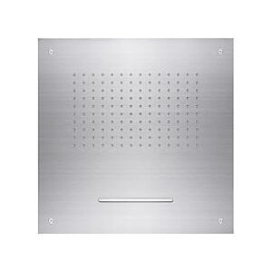 Herzbach Living Spa Kopfbrause 11650200209 Edelstahl gebürstet, 50x50 cm, Deckeneinbau