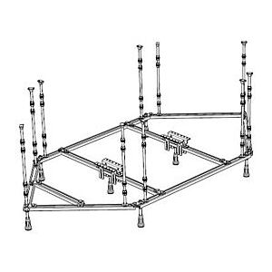 Hoesch Spezial-Untergestell 120924 für Badewanne, 5569, 6177, 3652