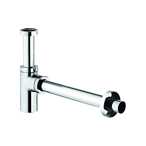 Kludi Design-Flaschen-Geruchsverschluss 1002005-00 G 1 1/4 x 32 mm, Abgangsrohr Ø 32 x 290 mm, chrom