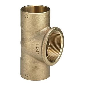 Viega T-Stück 119195 22 mm x Rp 3/8 x 22 mm, Rotguss