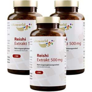 Reishi Extrakt 500 mg Kapseln x3 3x100 St