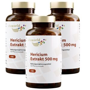 vitaworld Hericium Extrakt 500 mg Kapseln x3 3x100 St