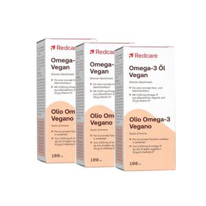 Redcare von Shop Apotheke Redcare Omega-3 OEL Vegan x3 3x100 ml Öl