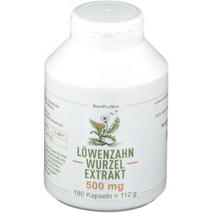 SinoPlaSan LÖWENZAHNWURZEL-Extrakt 500 mg Mono Kapseln 180 St