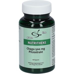 green line Chaga 500 mg Pilz Extrakt Kapseln 60 St