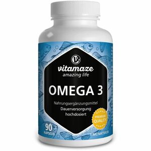 vitamaze Omega-3 1000 mg EPA 400/Dha 300 hochdosiert Kaps. 90 St Kapseln