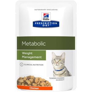 Hill's Prescription Diet Feline Metabolic Pouch 12x85 g Beutel